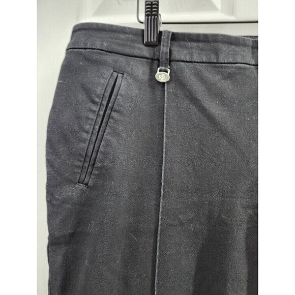 Lauren Ralph Lauren Pants Pinched Seam False Pockets Black Size 16 - Picture 3 of 8